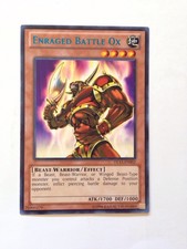 YuGiOh Enraged Battle Ox DL15-EN002 Duelist League Card (BLUE) Brand New Unused