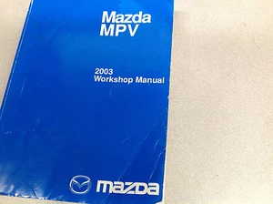 2003 Mazda MPV Furgoneta Servicio Reparación Tienda Taller Manual OEM Fábrica - Imagen 1 de 9