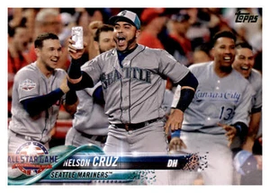 2018 Topps Update #US182 Nelson Cruz Seattle Mariners All Star Games - Picture 1 of 2