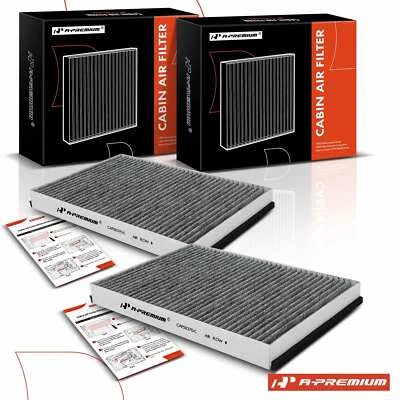 2x New Front Activated Carbon Cabin Air Filter for Saturn Astra 2008 2009 1.8L - Image 1 of 4