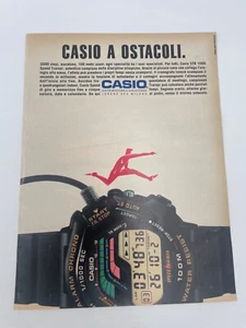 Clipping Pubblicità Advertising 1991 Casio a ostacoli orologio - Picture 1 of 1