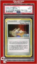 EX Crystal Guardians 76 Crystal Shard Reverse Foil PSA 9