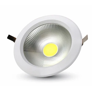 Faretto ad incasso LED COB 30W 3000K° Corpo Bianco120 lm/W V-TAC - Picture 1 of 1