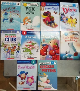 Scholastic Ready to Read - Snowy Day Fun Pack of 10 Books - Picture 1 of 11
