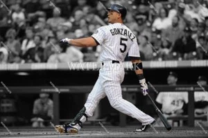DF87 Carlos Gonzalez Colorado Rockies 8x10 11x14 16x20 Spotlight Photo - Picture 1 of 1