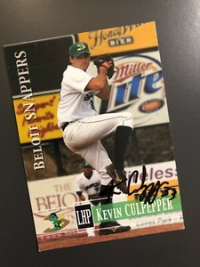 Minnesota Twins KEVIN CULPEPPER signed 2005 Grandstand Beloit Snappers