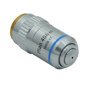 4X-100X 160/0.17 Full Metal Biological Microscope Plan Achromatic Objective Lens - Picture 1 of 15
