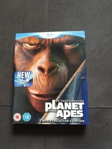 Planet der Affen, Planet of the apes 40 year Evolution 5 Movie, Blu-ray, TOP!  - Bild 1 von 6