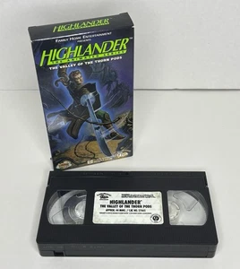 Highlander: The Animated Series VHS - Fall Out & Valley of Thorn Pods Rare - Picture 1 of 5