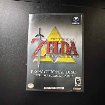 Legend Of Zelda Edición Coleccionista Disco Promocional GameCube CIB con Manual Foto 1 de 4