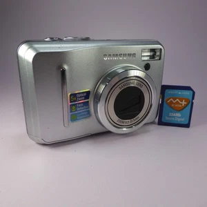Samsung Digital Camera S1065 10.2MP Silver Tested - Picture 1 of 11