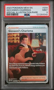 Giovanni's Charisma #204 /165 PSA 9 - 2024 Pokemon SV 151 - Picture 1 of 2
