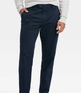 Men’s Goodfellow & Co Slim Fit Dress Pants  Navy Blue 34 X 30 Trousers NWT - Picture 1 of 5
