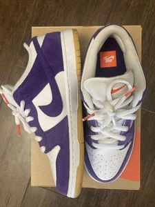Used /VNDS Nike SB Dunk Low ISO Court Purple. Mens 9.5. - Picture 1 of 5