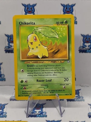 Chikorita 54/111 Neo Genesis Pokemon MP - Image 1 of 2