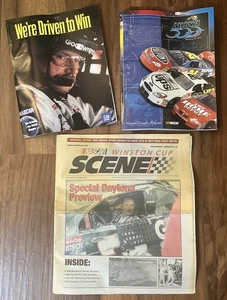 2001 Daytona 500 Race Program NASCAR Dale Earnhardt Sr RIP Last Race & Newspaper - Picture 1 of 10