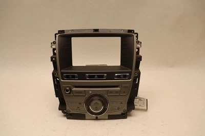 2010-213 JAGUAR XK AM FM CD RADIO RECEIVER CONTROL FACE PANEL W/ MODULE OEM - Image 1 of 4