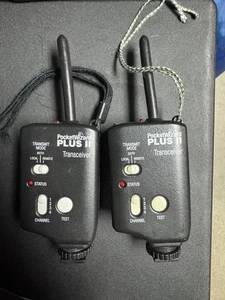 Pocket Wizard Plus II Transceiver Pair 2 units with 1 cord - Picture 1 of 4