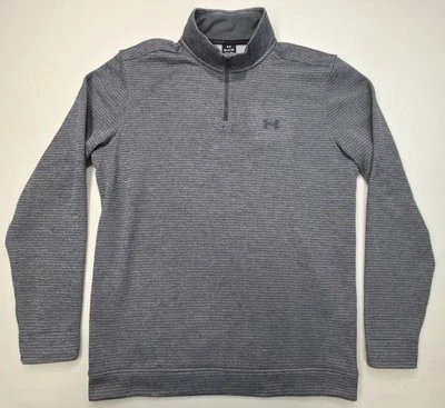 Actual Under Armour Golf Pullover Mens L Tall 1/4 Zip Gray Jacket Limited Use - Image 1 of 4