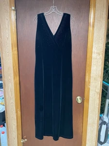 Vintage Fashion Bug Edelstein Samt Stretch Tank Kleid Gr. 16 - Bild 1 von 5