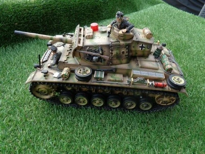 RC Panzer 1:16 Kampfwagen III  Panzer 3 Metall Getriebe  + BB Schuß - Bild 1 von 4