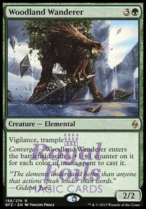 Woodland Wanderer 2x FOIL BFZ MTG Battle for Zendikar Rare MINT green - Bild 1 von 1