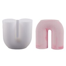 Cylindrical Arch Resin Mold for Making Striped U-Shaped Silicone