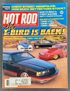 HOT ROD Magazine Sept 1984 Ford T-Bird/Camaro/Chevy Manifolds/EXP/Colt/Sunbird - Picture 1 of 3