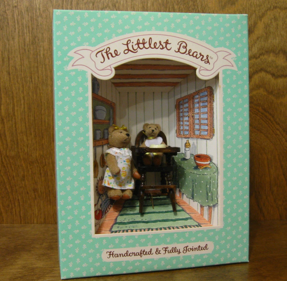 Littlest Bears by Gund #7019 MOTHER & BABY, 2.75" & 2" NEW from Retail Store - Image 1 of 1
