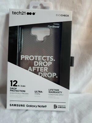 Capa Tech 21 EVO Check para Samsung Galaxy Note 9 preta - Imagem 1 de 2