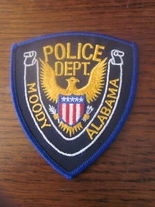 MOODY ALABAMA ALA AL POLICE DEPT PATCH - Picture 1 of 2