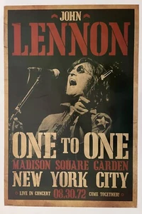 JOHN LENNON, ONE TO ONE, PHOTO BY BRIAN HAMILL, RARE 1990’s POSTER, LAST ONE!! - Picture 1 of 9