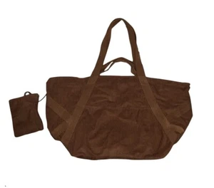 Free People Mega Corduroy Tote Bronze - Picture 1 of 9