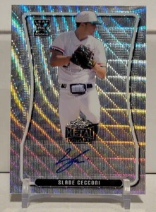 2020 Leaf Metal Draft Space Cecconi #BA-SC2 ROOKIE RC Auto White Wave - Picture 1 of 2