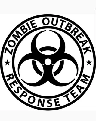 ZOMBIE OUTBREAK RESPONSE TEAM Vinyl Decal -Sticker for Car Truck Bumper Window - Image 1 of 2