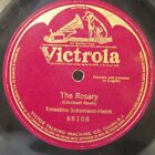 The Rosary 78 Rpm Record Victor Victrola Ernestine Schumann-Heink 12" 1908