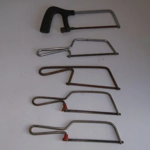 5x Vintage Junior Hack Saws - Picture 1 of 7