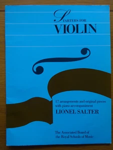 Starters for Violin Sheet Music Lionel Salter - 17 Arrangements/Original Pieces - Picture 1 of 3