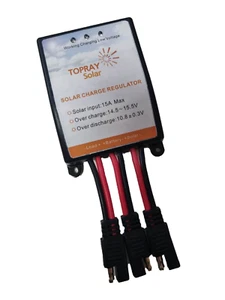 15AMP SOLAR PANEL CHARGE CONTROLLER TOPRAY CARAVAN CAMPING RV PARTS ACCESSORIES - Picture 1 of 2