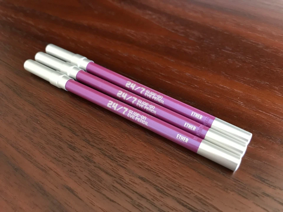 3 URBAN DECAY 24/7 GLIDE-ON WATERPROOF EYE PENCIL ETHER  FULL SIZE NWOB - Image 1 of 1