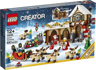 NEW LEGO Creator 10245 Santa's Workshop ~ 883 Pieces - Image 1 of 3