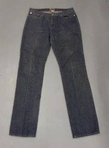 Elite Jeans Womens Size 13/14 Tall Blue Jeans With Metallic Sparkle All Over - Picture 1 of 3