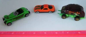 Mixed Lot DIECAST Plymouth Prowler TOY  Orange Car Litter Bug Garbage Truck - Picture 1 of 6
