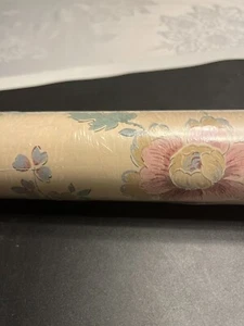 C&A Wallcoverings Wallpaper Vtg Roll Sealed Original 80s 90s Design Floral 1062 - Picture 1 of 14