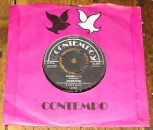 MELVIN BLISS ~ REWARD b/w SYNTHETIC SUBSTITUTION ~ UK CONTEMPO 7" 1973 - Picture 1 of 8