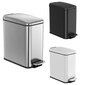 SONGMICS Kosmetikeimer, 5 Liter, Mülleimer Bad, mit Deckel, Tretmülleimer - Bild 1 von 23