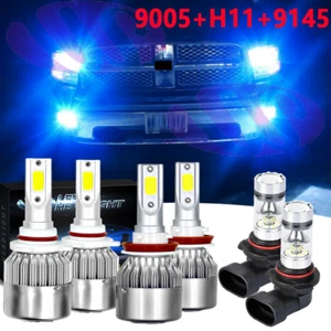 For 2011-2018 RAM 1500 2500 3500 8000K 6Pcs LED Headlight Hi+Low+Fog Light Bulbs - Bild 1 von 12