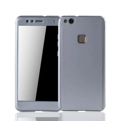 Custodia Cellulare Protettiva per Huawei P10 Lite Full Cover Display 360 Silber - Immagine 1 di 4