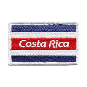 Costa Rica Flag Embroidered Iron On Patch – Travel Souvenir National Pride Badge - Picture 1 of 2