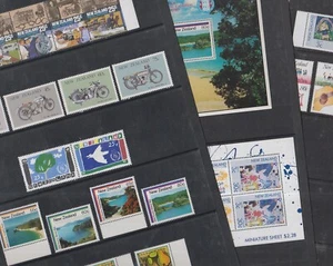 New Zealand 1986 Mint MNH Motorcycles Tourism Scenes Musical Instruments Pears - Picture 1 of 4